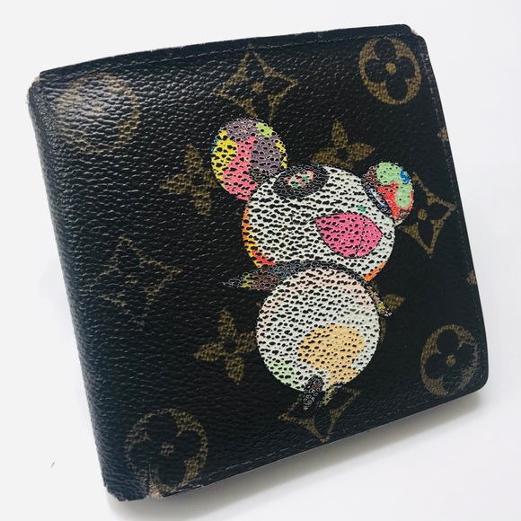 Vintage Louis Vuitton Monogram Takashi Murakami Panda Marco Wallet - Picture 2 of 12